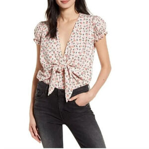 Capulet Polly Floral Doted Bodysuit Sz S
